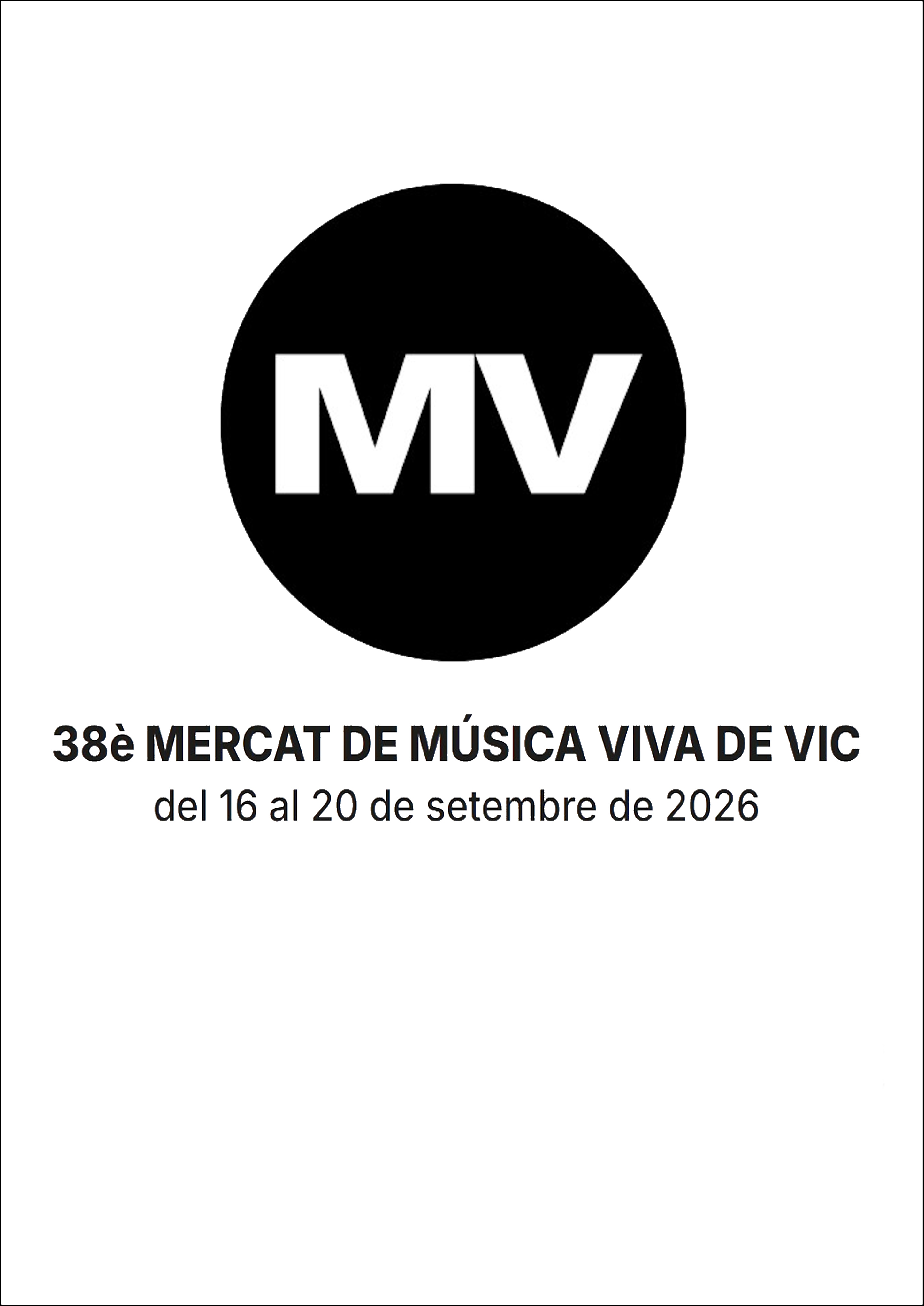 MERCAT DE M&Uacute;SICA VIVA DE VIC 2026