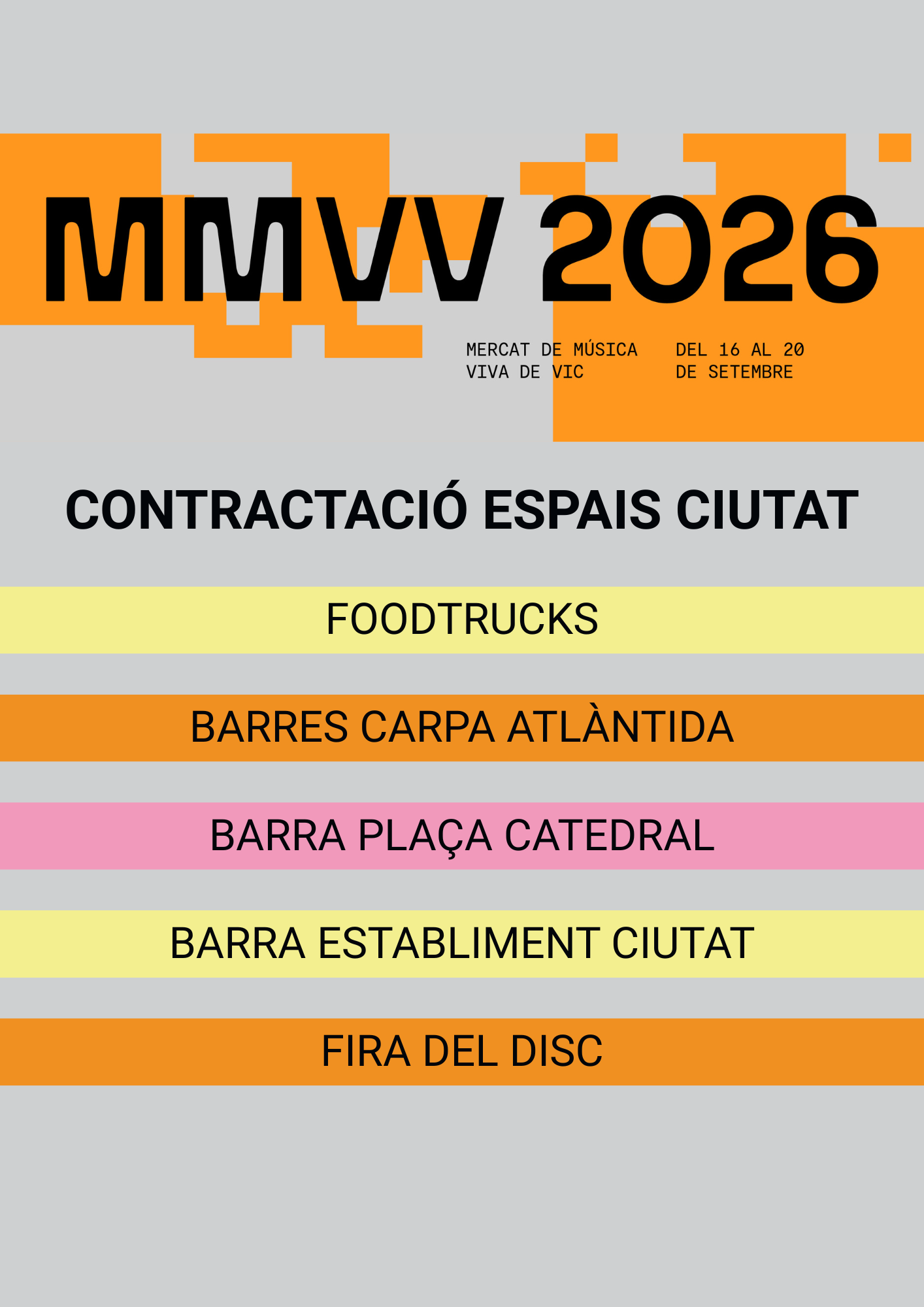 ESPAIS MMVV 2026